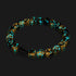 Hunter's Moon | Bracelet en argent sterling 925 | Verre lunaire